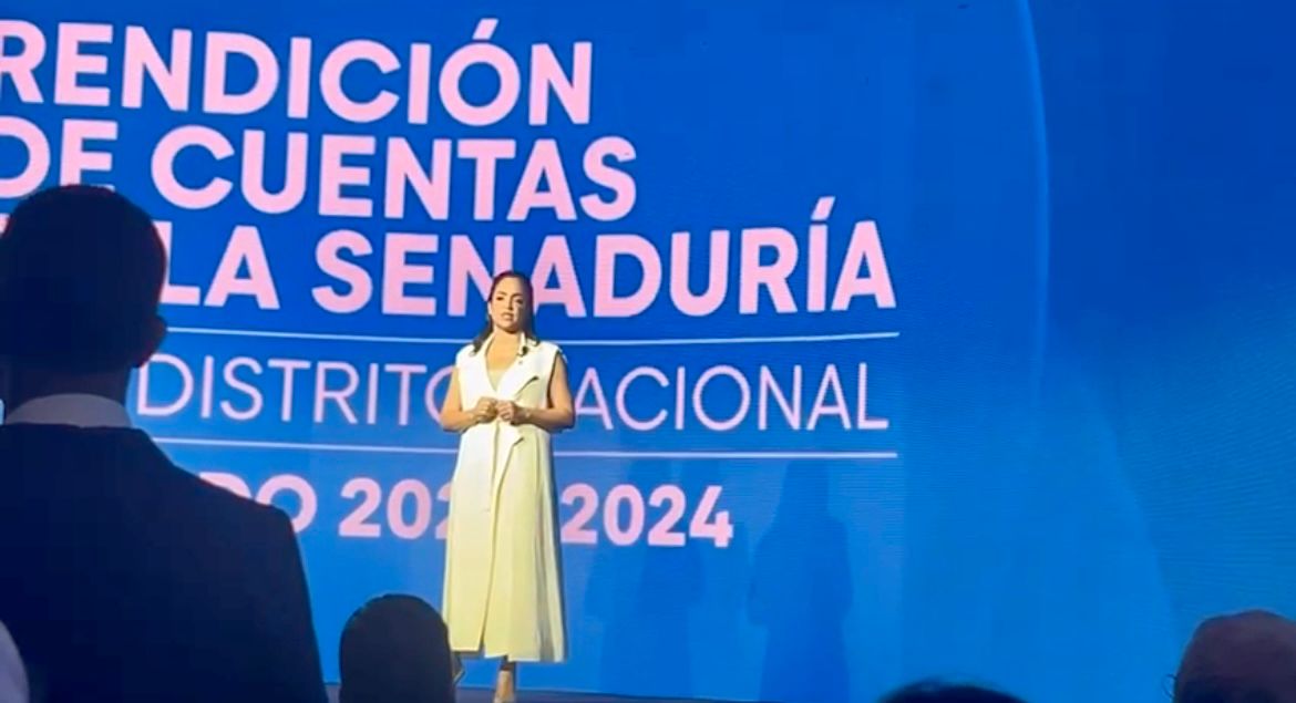 Faride Raful rinde cuentas de gestión como senadora del Distrito N