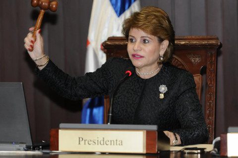 Expresidenta de la Cámara de Diputados, Lucía Medina.