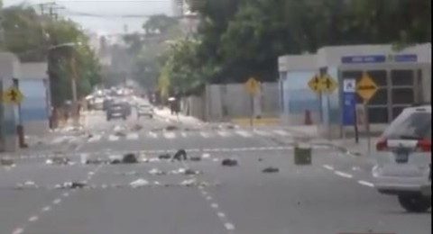 Disturbios en la UASD por muerte de dirigente FALPO