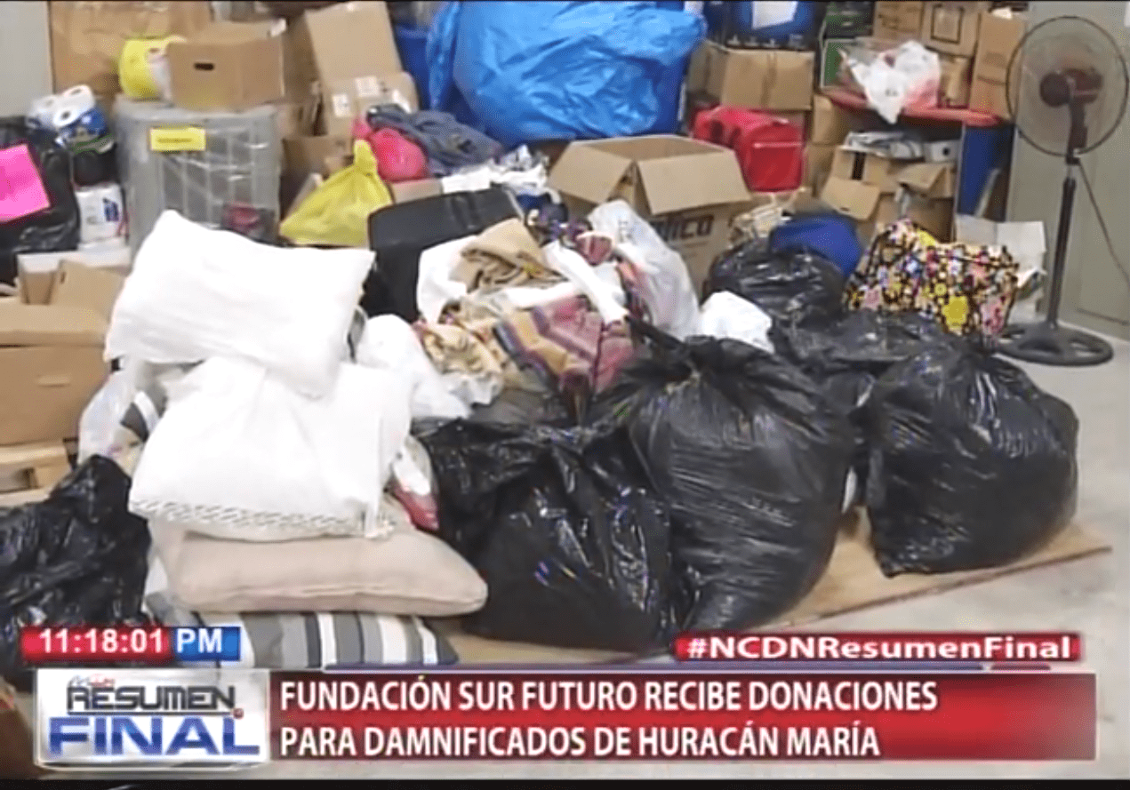 Fundación Sur Futuro recibe donaciones para damnificados por huracán María