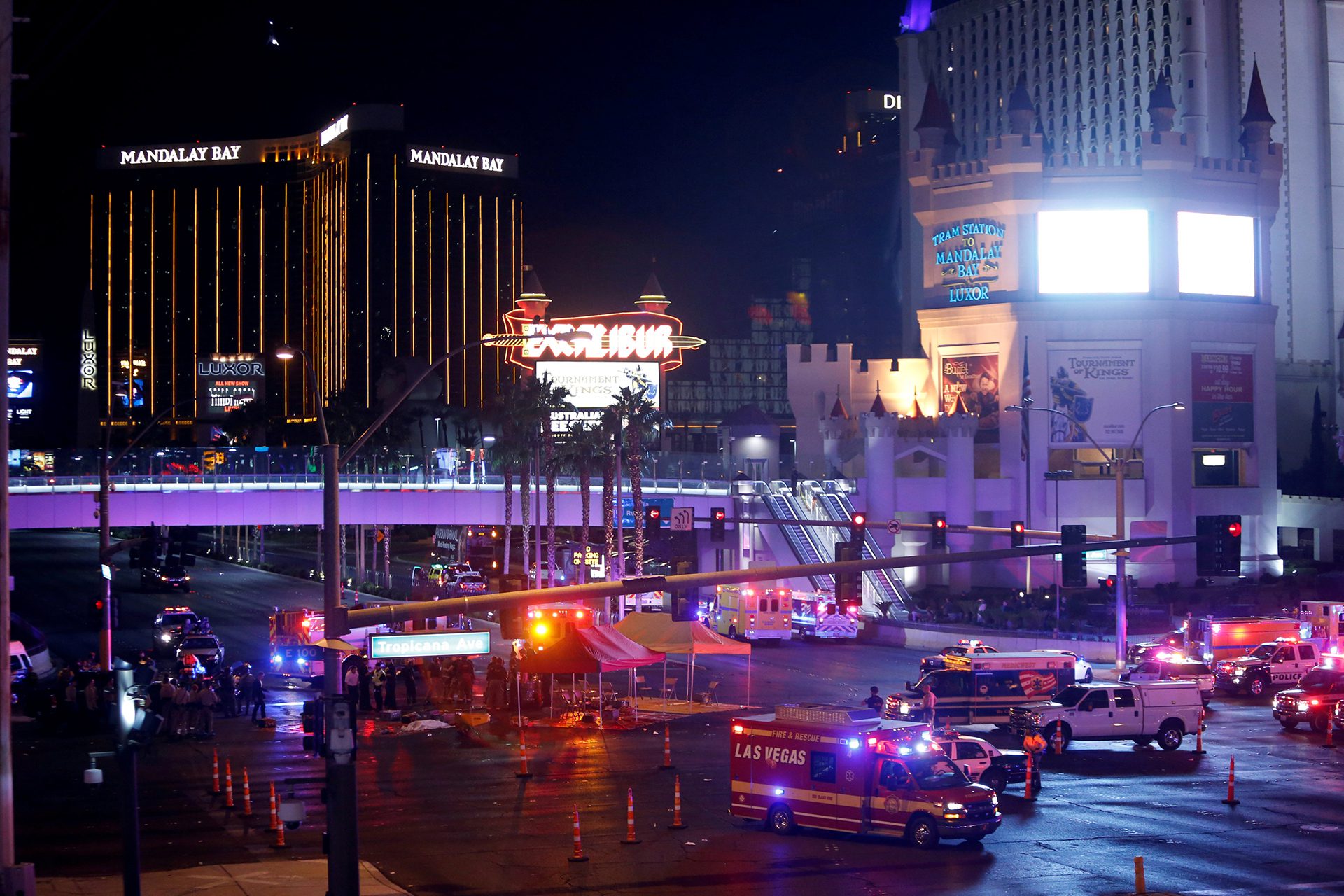 EE UU: Tiroteo en Las Vegas deja 400 heridos y 50 muertos