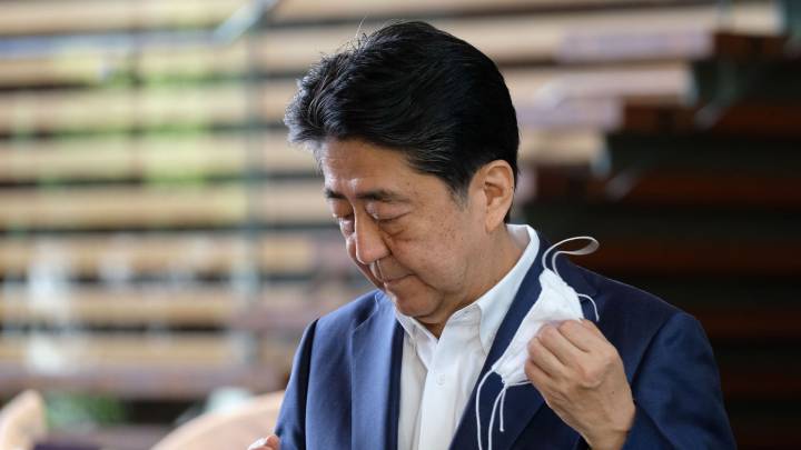 Shinzo Abe, renunciante primer ministro de japón