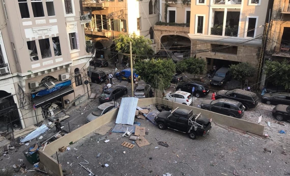 Beirut, Líbano, luego de explosión