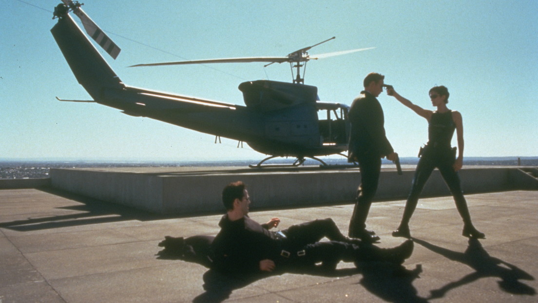 Escena de la película The Matrix