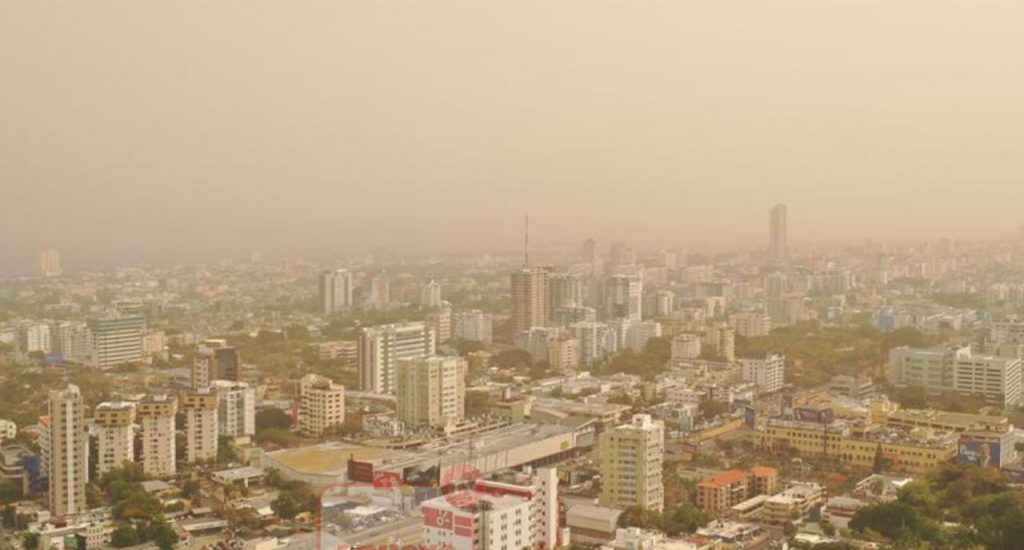 Polvo del Sahara en República Dominicana.