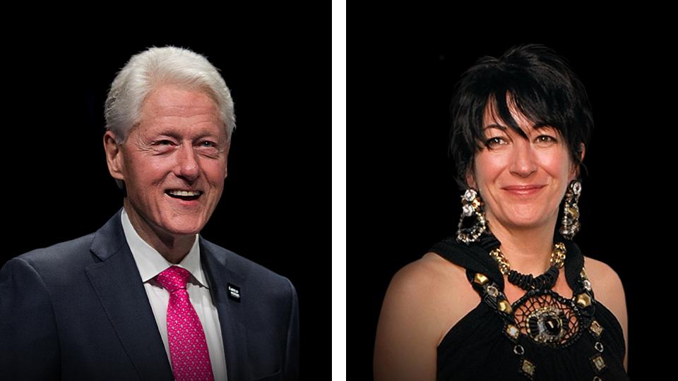 Bill Clinton y Ghislaine Maxwell