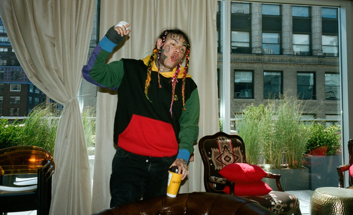 The rapper 6ix9ine, born Daniel Hernandez and also known as Tekashi69, in New York, Aug. 23, 2020. (Daniel Arnold/The New York Times)