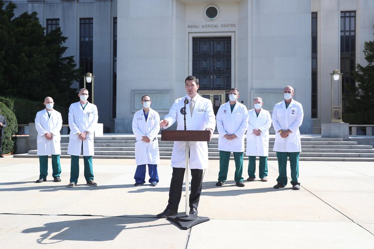 Personal Médico que atiende a Trump.