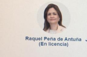 Raquel Peña, en licencia.