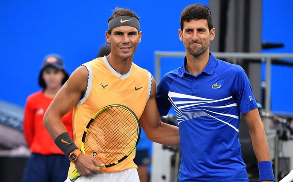 Rafael Nadal y Novak Djkovic