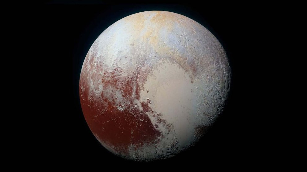¿Qué son las misteriosas manchas rojas de Plutón?