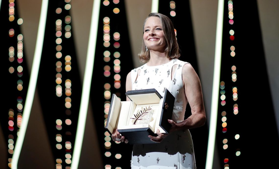 Jodie Foster recibe la Palma de Oro de Cannes