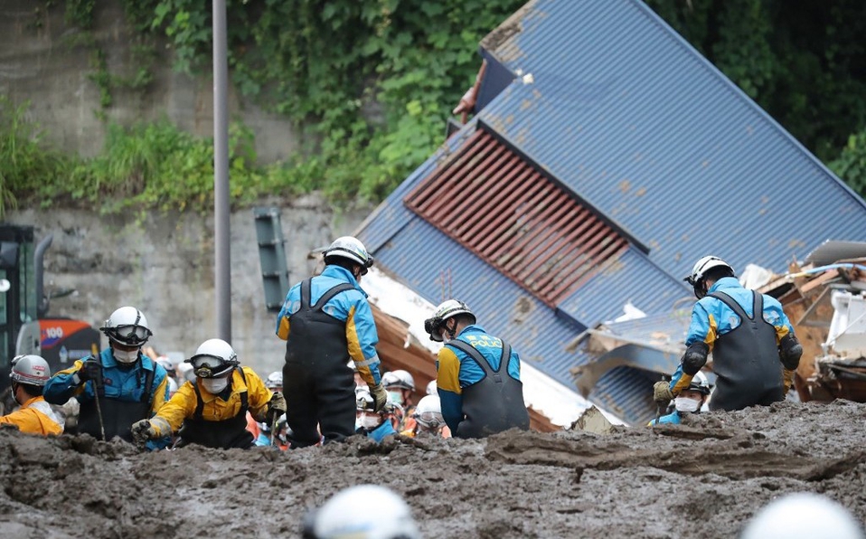 Dudas en torno a número de víctimas de deslizamiento de tierra en Japón
