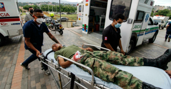 Cinco soldados colombianos mueren y seis heridos en un ataque con explosivos del ELN