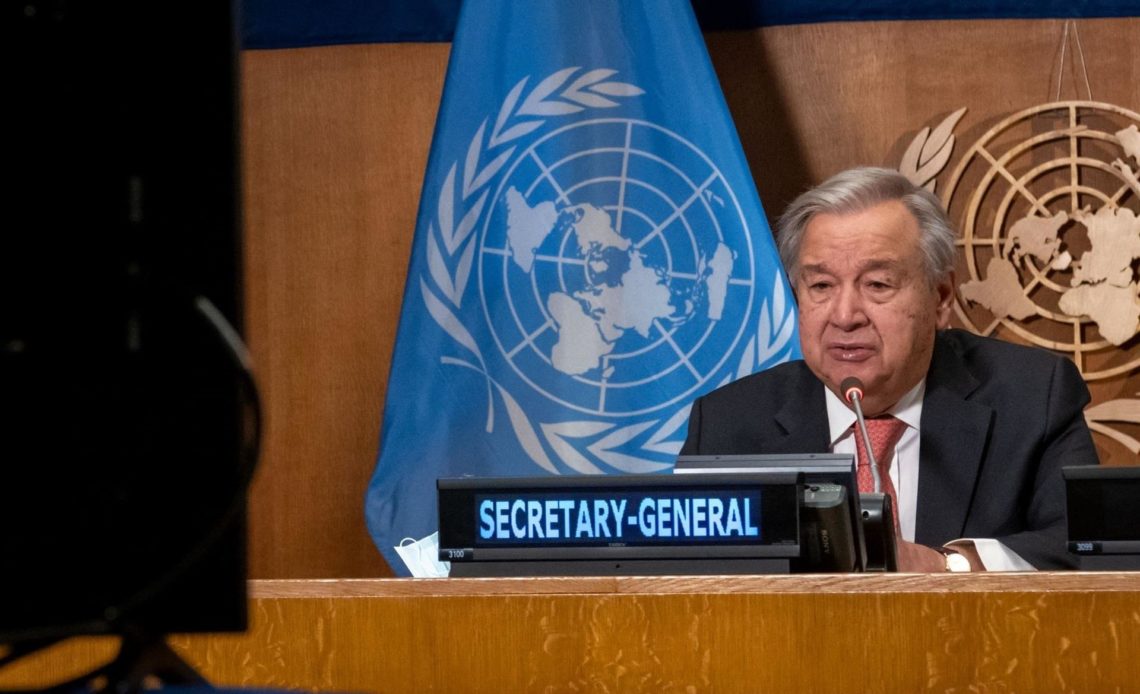 Guterres clama contra el nacionalismo de las vacunas contra la covid-19