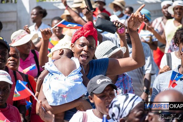 Grupos evangélicos haitianos protestaron contra la inseguridad y la pobreza en Cap Haitien