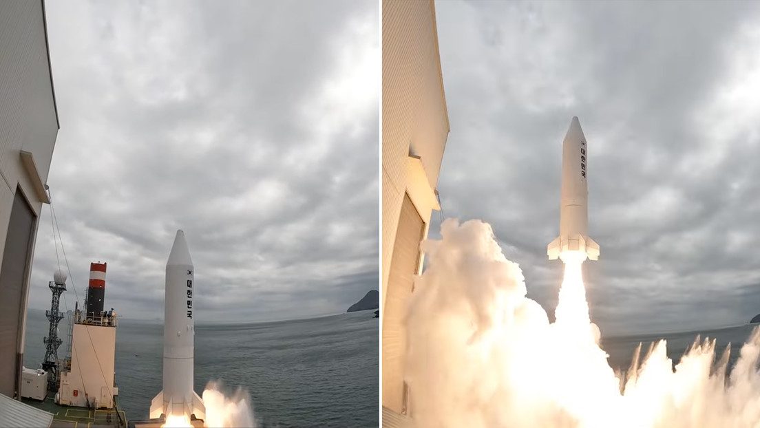 Corea del Sur lanza misil de combustible sólido para colocar en órbita satélites espía