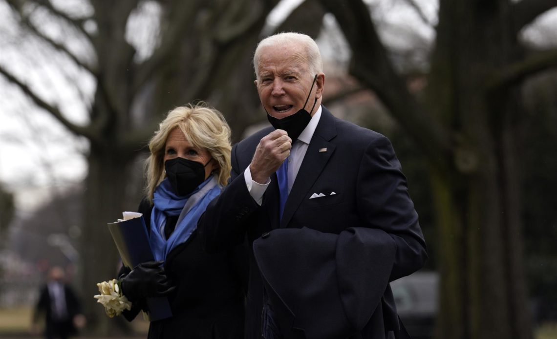 Biden y la primera dama ingresaron más de 600.000 dólares brutos en 2021