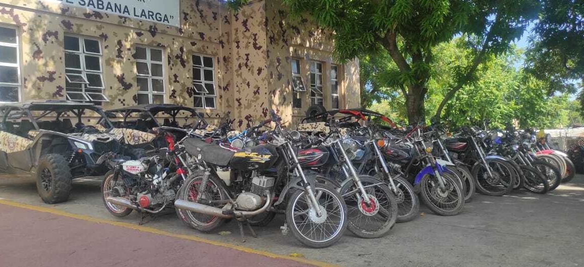 Cesfront recupera 32 motocicletas que eran usadas de manera ilícita