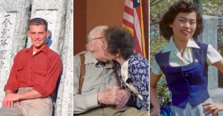 ¡Han pasado 70 años! Se reencuentra con su antigua amada tras años de búsqueda