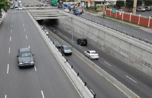 Túneles y elevados del Gran Santo Domingo cerrarán por mantenimiento