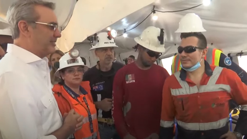 Abinader agradece a miembros que hicieron posible rescate de mineros atrapados
