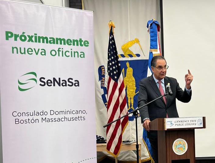 Doctor Santiago Hazim, director ejecutivo de SeNaSa anuncia apertura de oficina en Boston