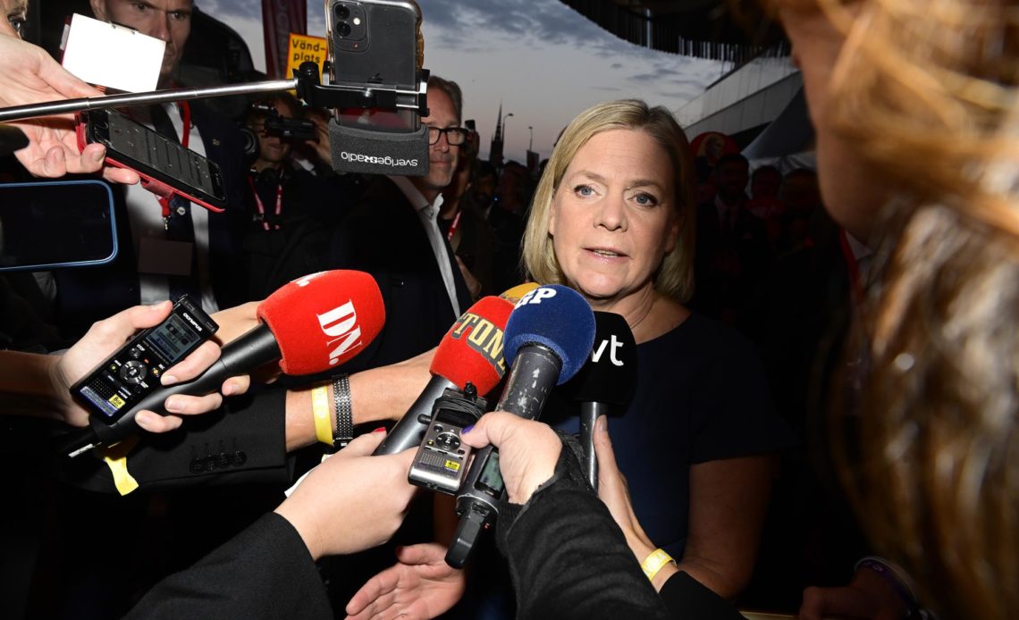 Primera ministra sueca anuncia dimisión tras derrota electoral