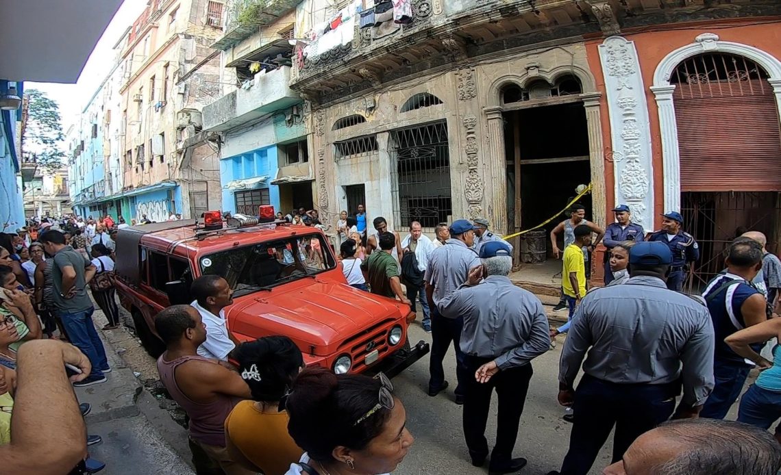 Al menos cuatro heridos tras derrumbe de edificio en La Habana
