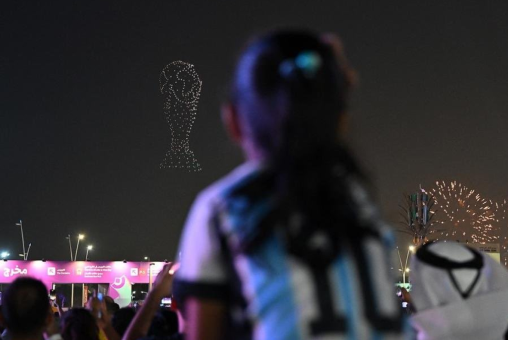 FOTOS: Así estuvo el cielo para dar inicio al Mundial Qatar 2022