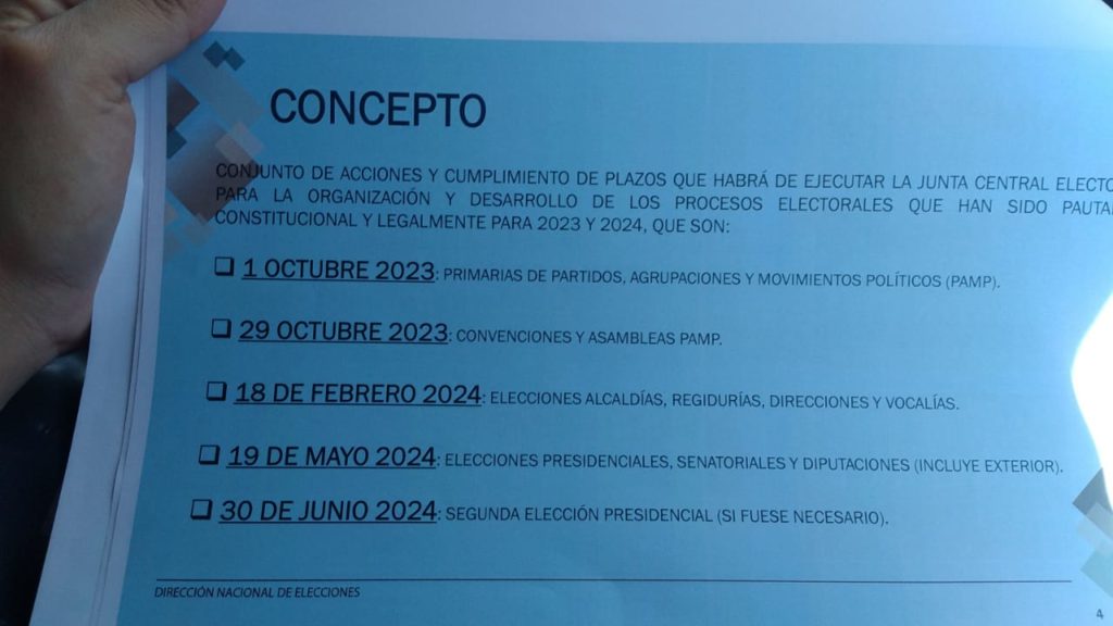 JCE anuncia fecha de elecciones municipales, congresuales y