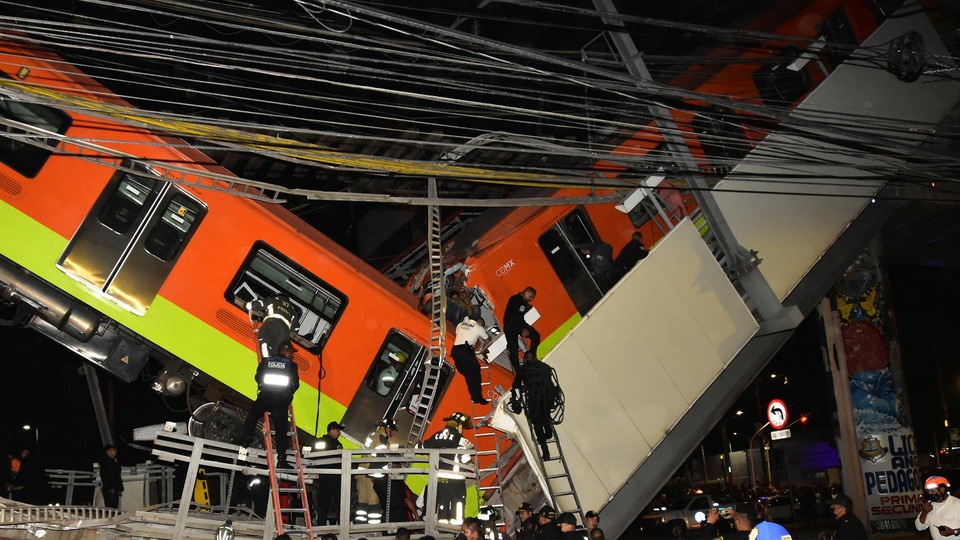 Accidente de tren en México
