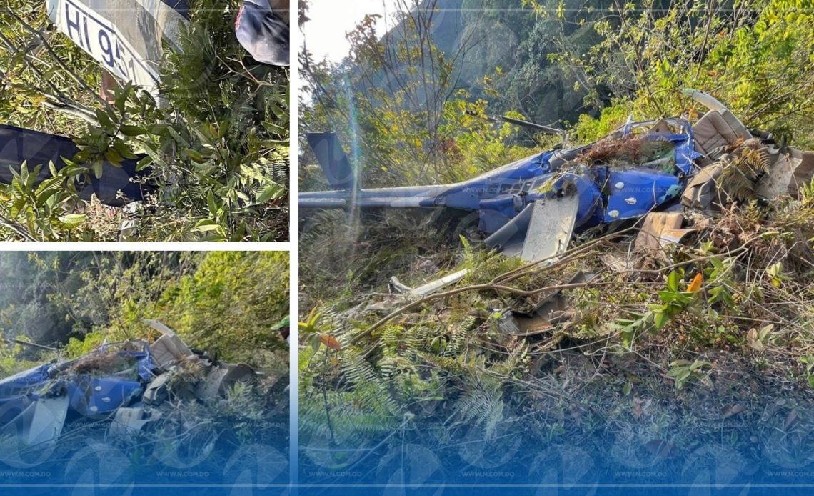 Piloto de helicóptero se estrella en San Cristóbal y no se tiene detalles de su condición física