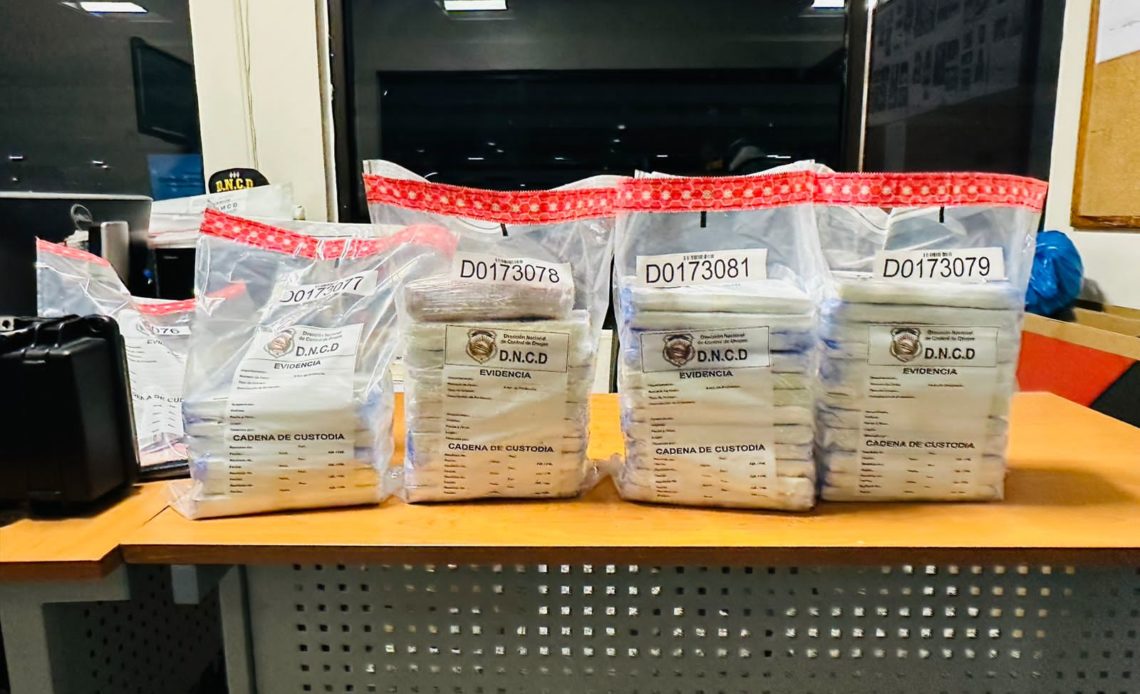 DNCD ocupa en el AILA 41 paquetes de presunta cocaína; detienen costarricense
