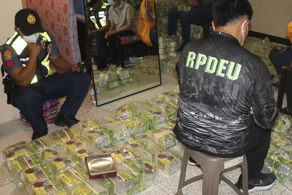 Filipinas incauta media tonelada de droga en bolsas de té