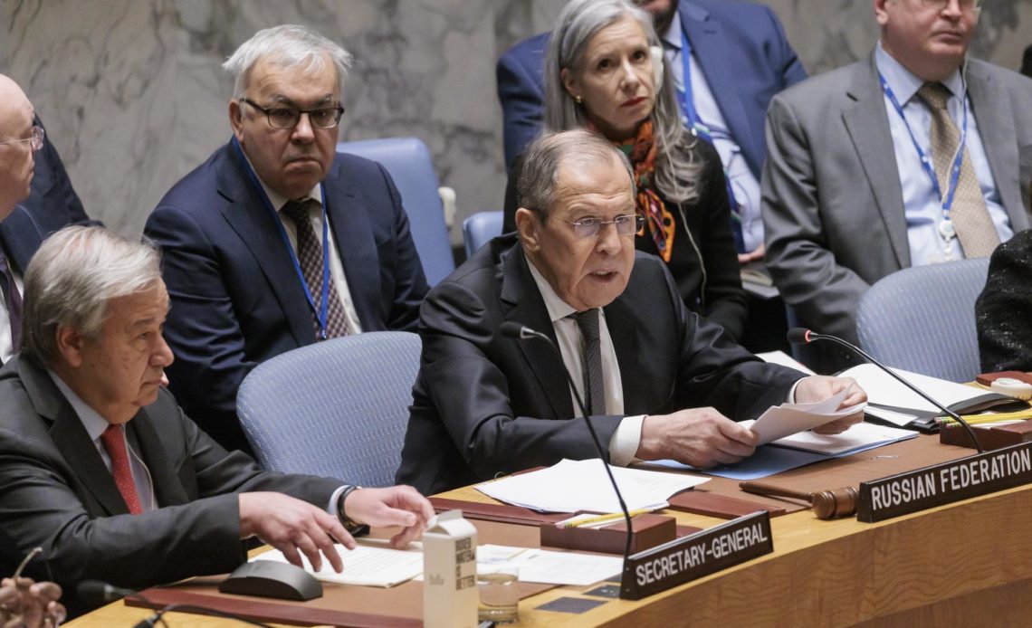 Lavrov justifica en la ONU la invasión de Ucrania y carga contra Occidente