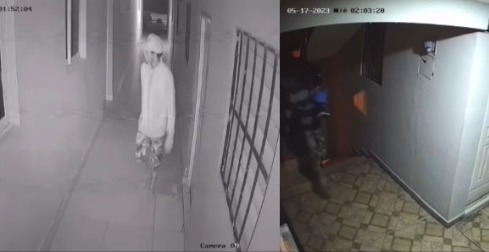 Cámara de seguridad capta ladrones robando en apartamento en Cienfuegos