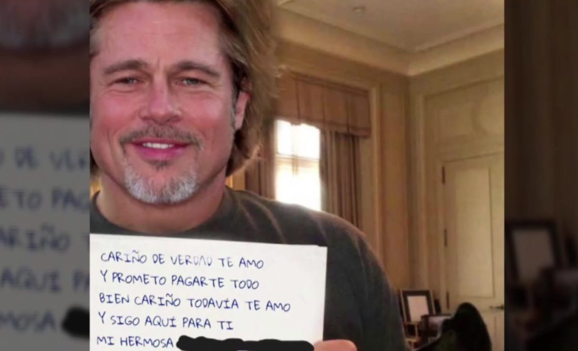 Un falso Brad Pitt enamora mujer en España y la estafa con 186,000 dólares 