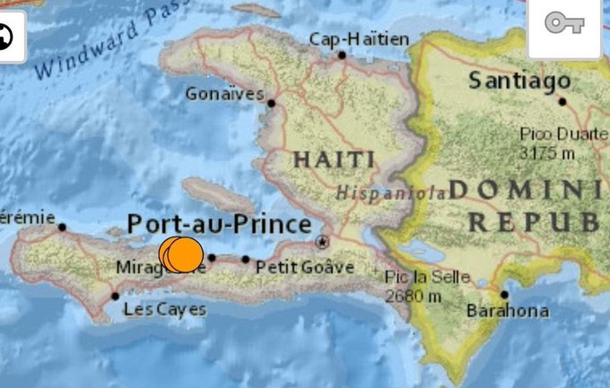 Sismo de magnitud 4,9 afecta el sur de Haití, deja 3 muertos y varios heridos