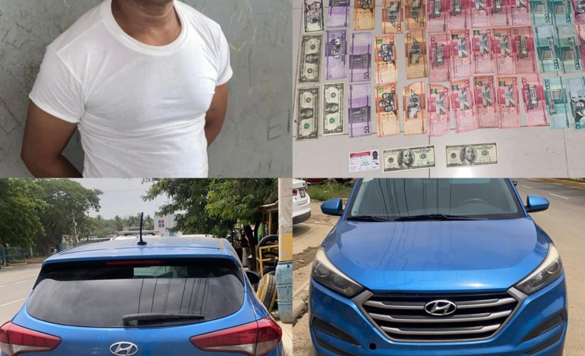 PN apresa nacional haitiano tars intentar cambiar dólares falsos en Villa Vásquez