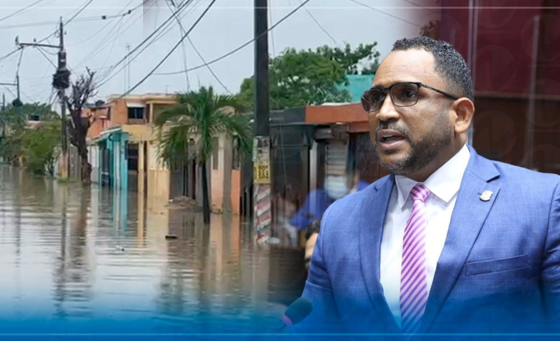 Diputado denuncia calles de San Luis están inundadas por negligencia de autoridades
