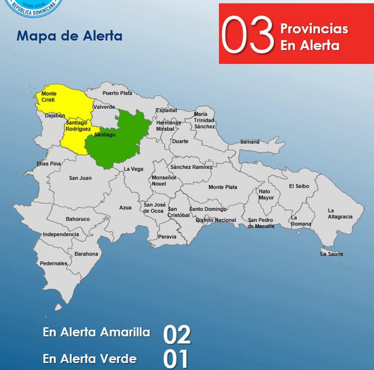 Coe Mantiene 2 Provincias En Alerta Amarilla Y Coloca 1 En Verde N Digital 5948