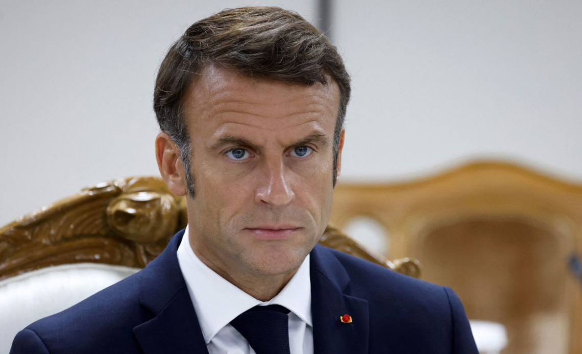 presidente de Francia, Emmanuel Macron,