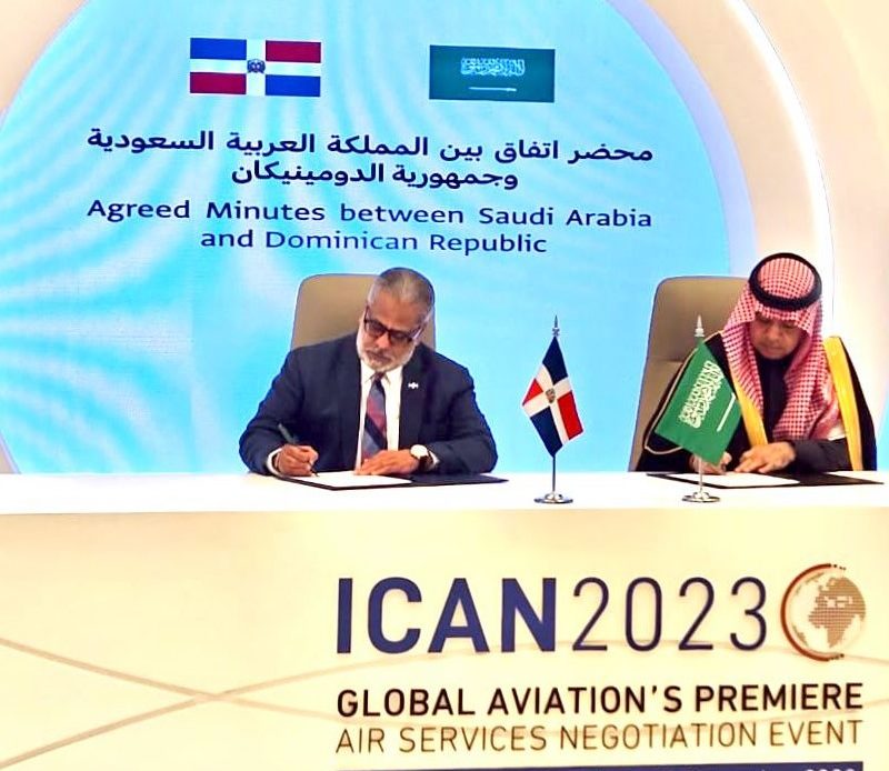 RD firma acuerdos en materia de conectividad aérea con once países