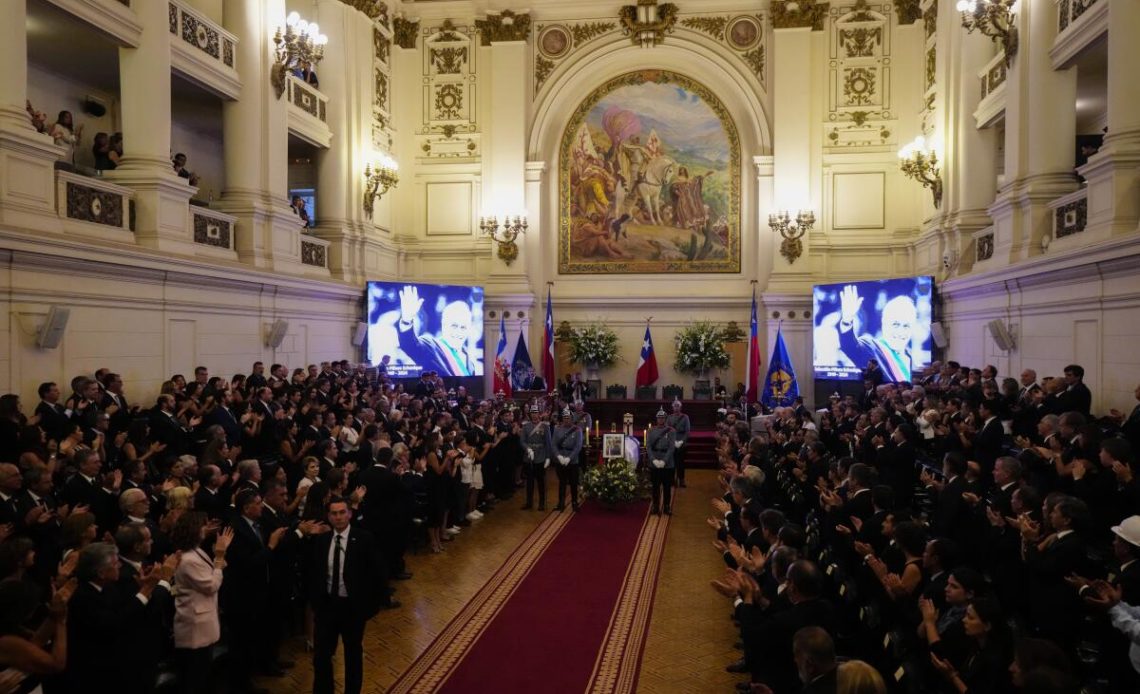Chile da su último adiós al expresidente Sebastián Piñera