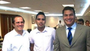Ex presidente de Ecuador junto a narcotraficante