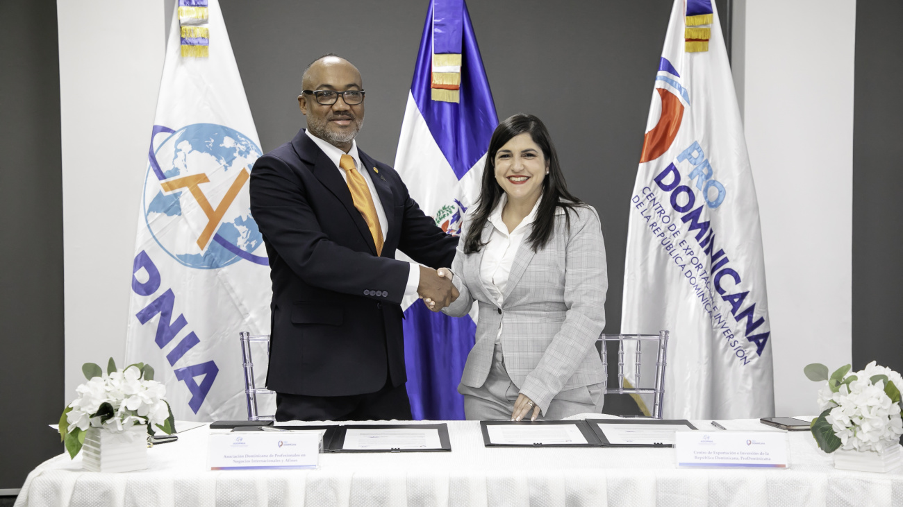 ProDominicana y Adopnia se unen para impulsar el comercio dominicano