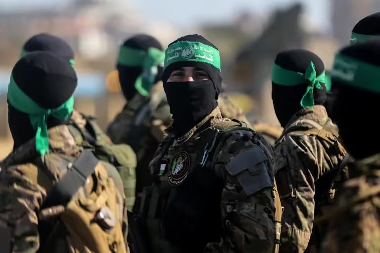 Militares palestino en guerra de Israel y Hamas.