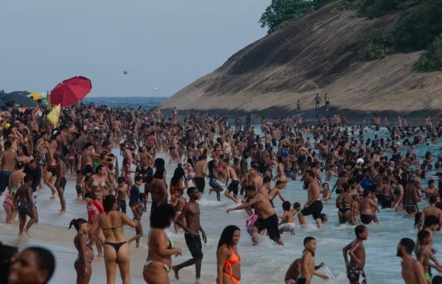 Sensación térmica supera los 60 grados en Río de Janeiro
