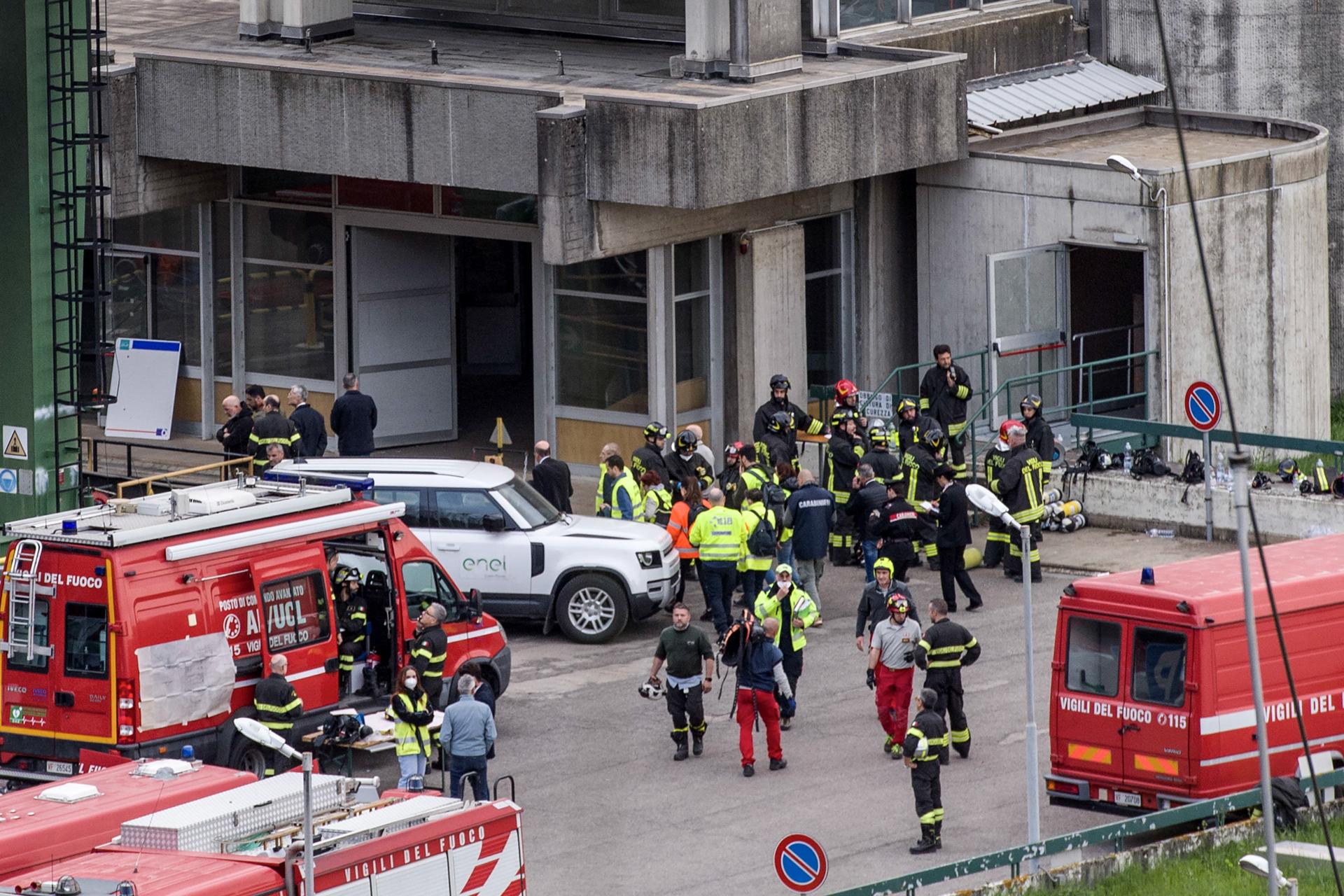 Recuperan los cuerpos de los 4 desaparecidos en la central hidroeléctrica en Italia